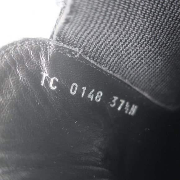 Louis Vuitton Discovery Ankle Boots Black Leather & Monogram Canvas Size 37.5 - Picture 15 of 16